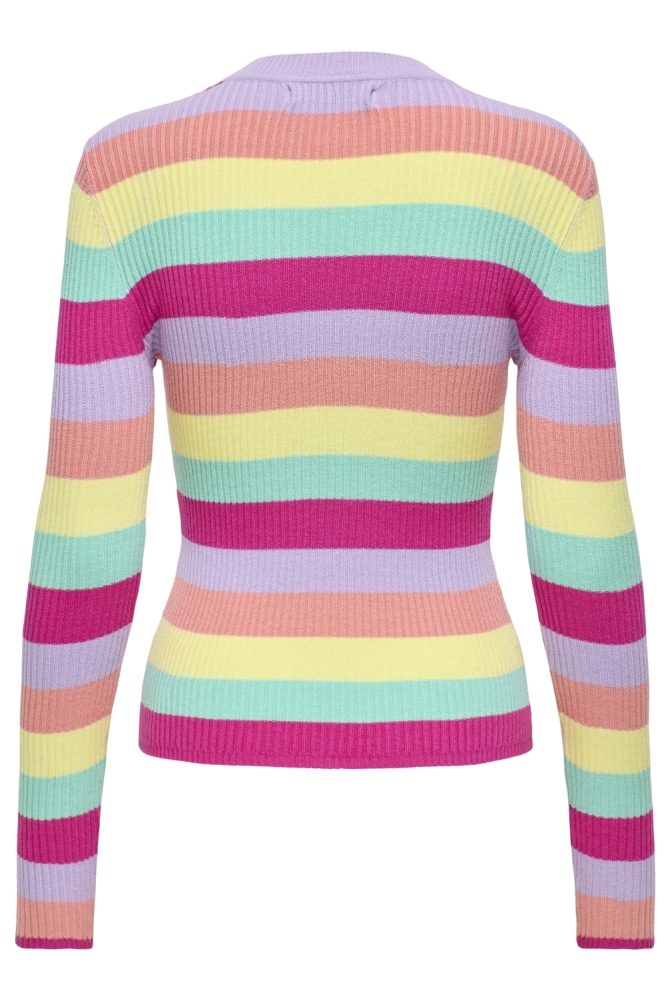 ONLLOUISA L/S PULLOVER KNT NCA 15344579 LAVENDULA/W CORAL H
